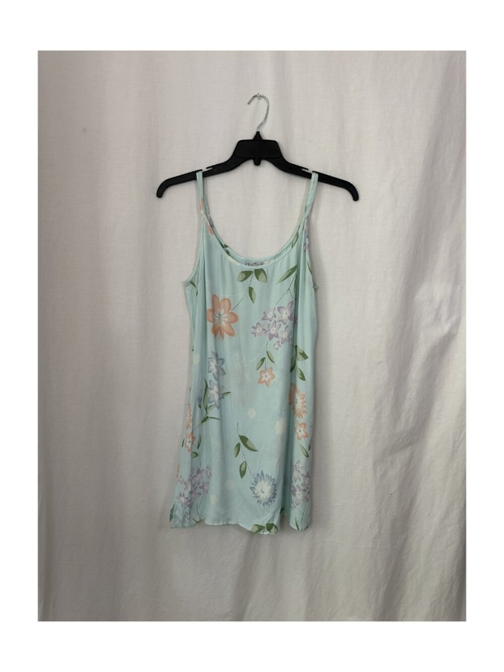 2 OF US! NYC Light Blue Floral Rayon Slip Dress